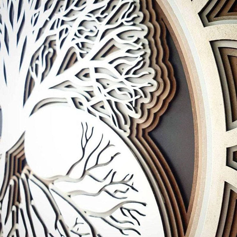 Sculpting The Tree Of Life Boho Wall Art Ornament