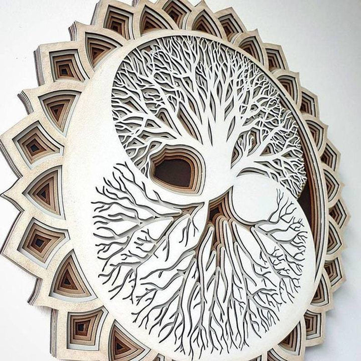 Sculpting The Tree Of Life Boho Wall Art Ornament